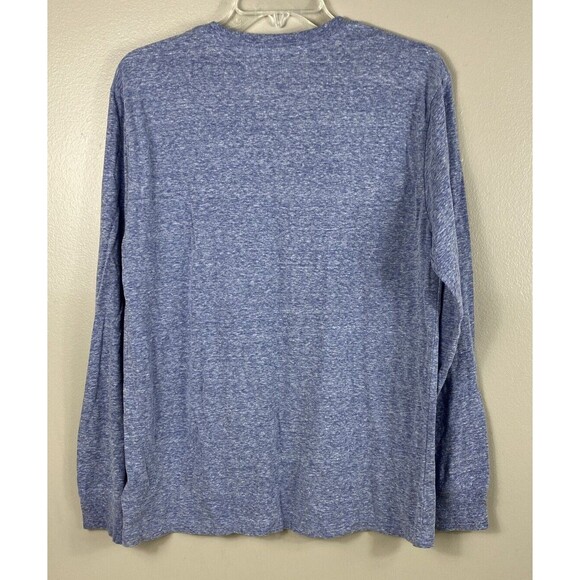 Polo Ralph Lauren Kids Classic V-Neck Long Sleeve T-Shirt Blue Sz Youth XL 18/20 - Picture 4 of 6